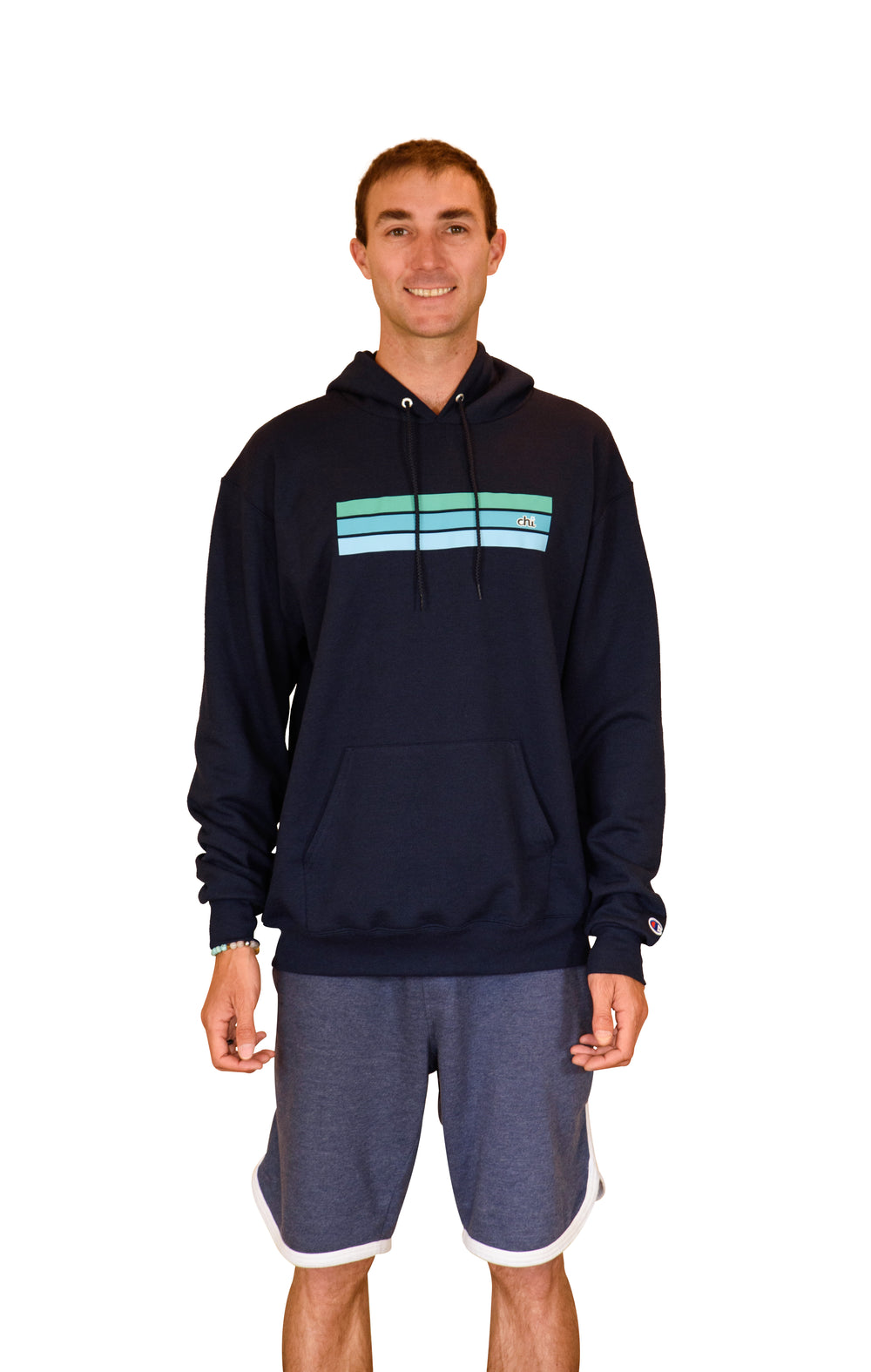 Hoodie with Stripes Full Length Adult